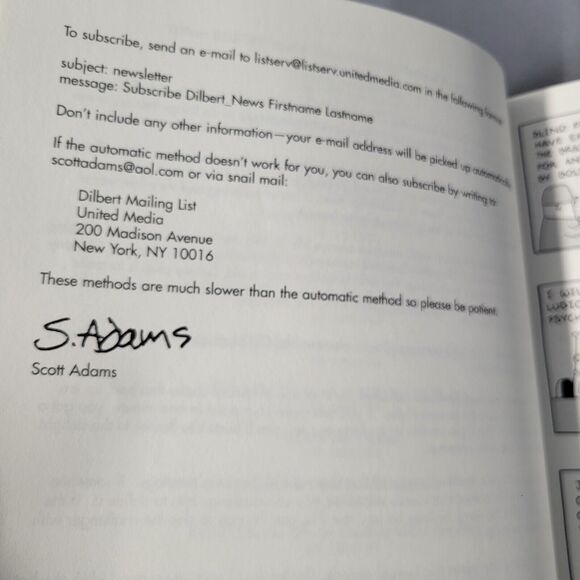 Delbert: Don't Step In The Leader-Ship Book Comics 1999 Scott Adams Paperback - Picture 2 of 10